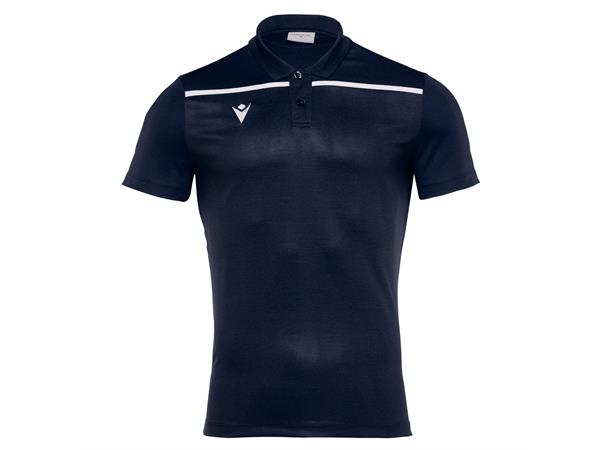 Jumeirah Polo NAV/WHT M Poloskjorte i elastisk stoff 