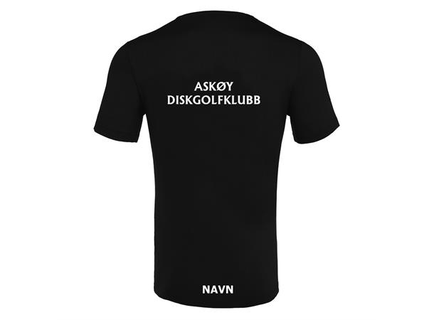AskøyDiskGolf Boost Eco SORT Bomulls Tskjorte 
