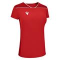 Zinc Womens Match Day Shirt RED/WHT L Teknisk spillerdrakt til dame
