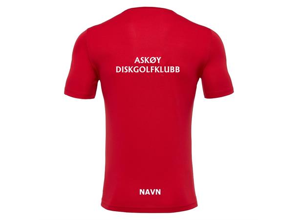 AskøyDiskGolf Rigel RØD Teknisk Tskjorte 