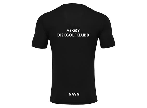 AskøyDiskGolf Rigel SORT Teknisk Tskjorte 