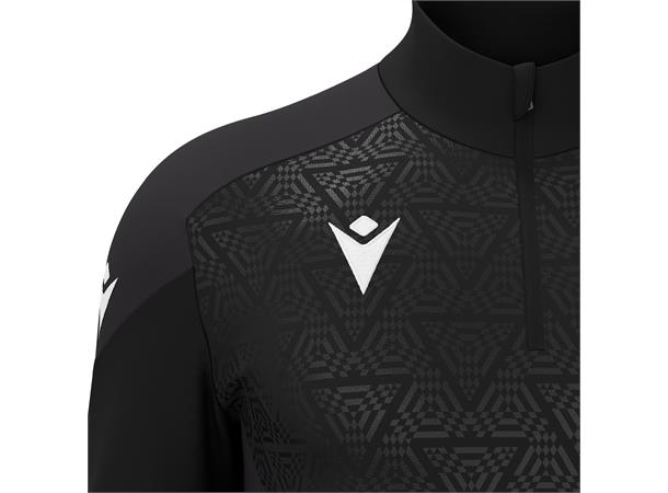 Anduin Training 1/4 Zip Top BLK XS Teknisk treningsgenser - Unisex 