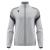 ODIN full zip top STONEGREY/ANT M Jakke med kontrastdetaljer 